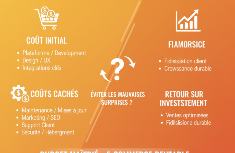 Le Coût Réel d'un Site E-commerce qui Vend (et Comment Éviter les Mauvaises Surprises)