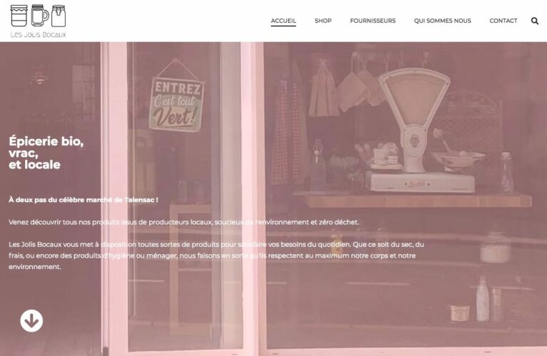 Création d'un site vitrine CMS WordPress, OpenSource et administrable facilement Installation d’un thème réadapté à la charte graphique existante Création de 5 pages de contenus Présentation de l’épicerie, de ses produits et de ses fournisseurs Formulaire de contact Module de Newsletter Liens vers les réseaux sociaux + Création d’un compte MailChimp pour la gestion des newsletters