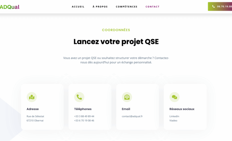 Création d'un site vitrine CMS WordPress, OpenSource et administrable facilement Installation d’un thème réadapté à la charte graphique existante Création de 4 pages de contenus Présentation du cabinet de conseil, de ses services et de ses clients Formulaire de contact Liens vers les réseaux sociaux professionnels